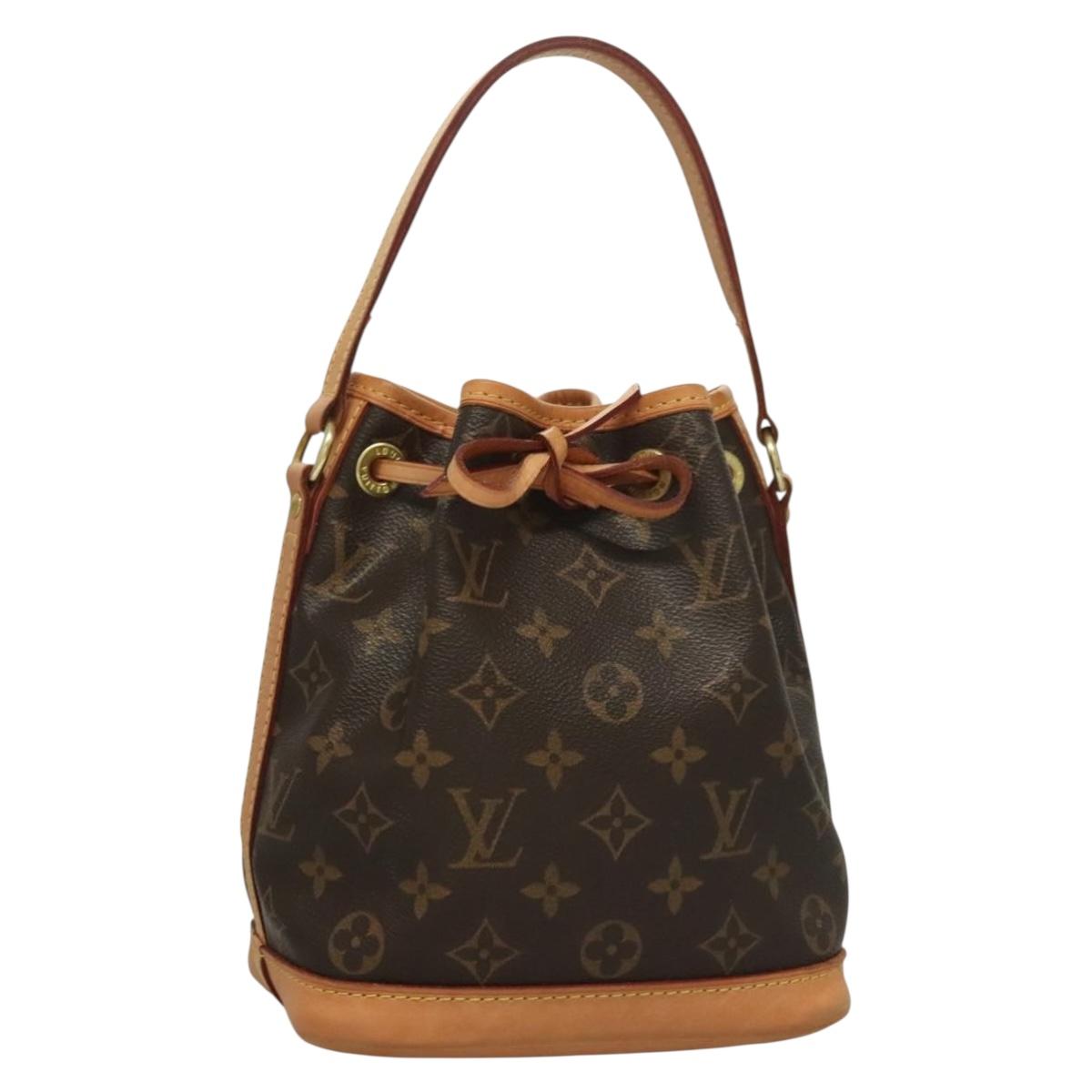 LOUIS VUITTON Monogram Mini Noe Bag Japan 25th Year 087/1000 M42227 Auth 131807