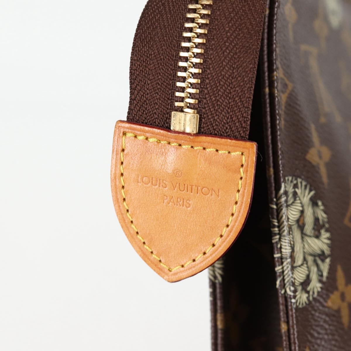 LOUIS VUITTON Monogram Pochette Voyage Clutch Bag M41513 LV Auth 131809V