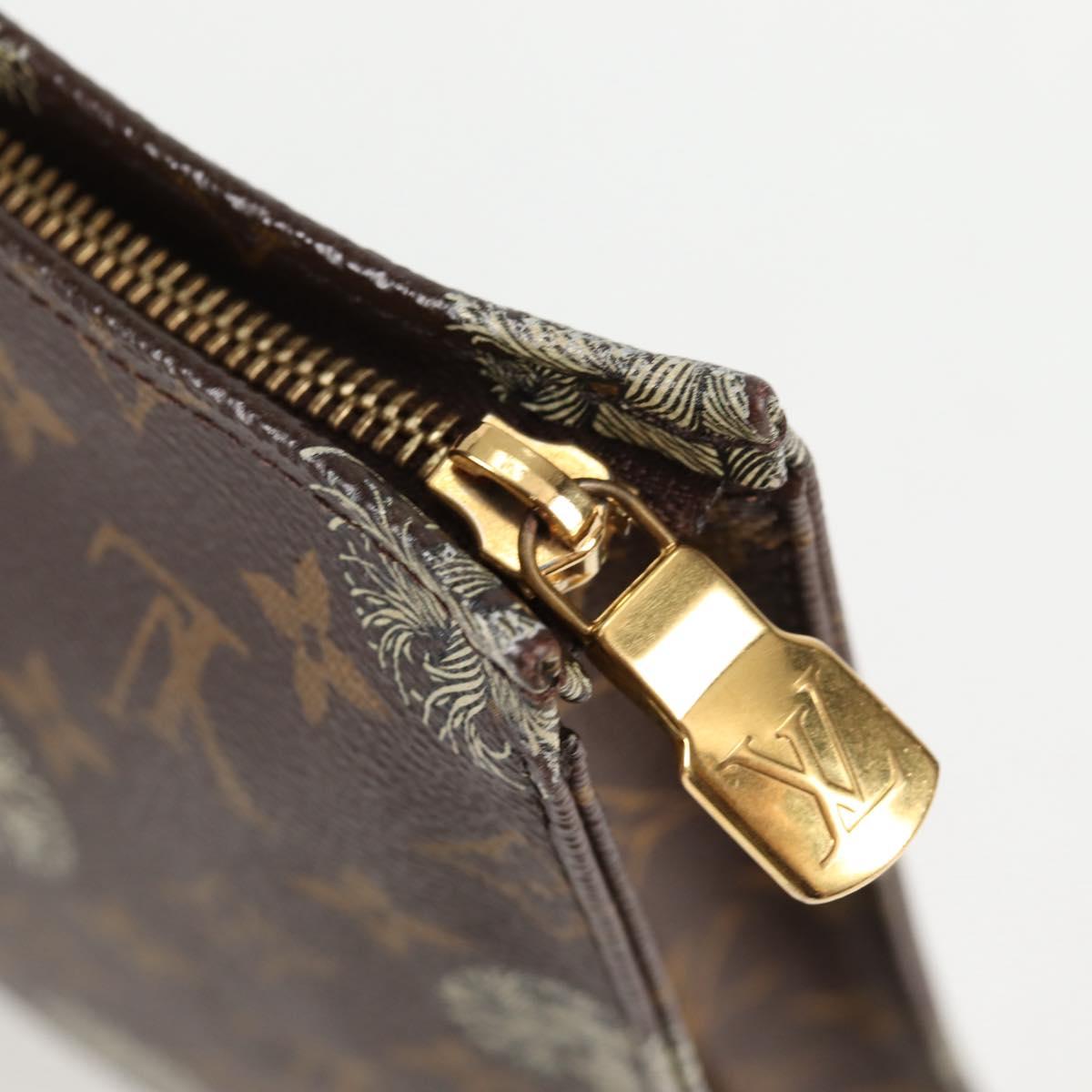 LOUIS VUITTON Monogram Pochette Voyage Clutch Bag M41513 LV Auth 131809V
