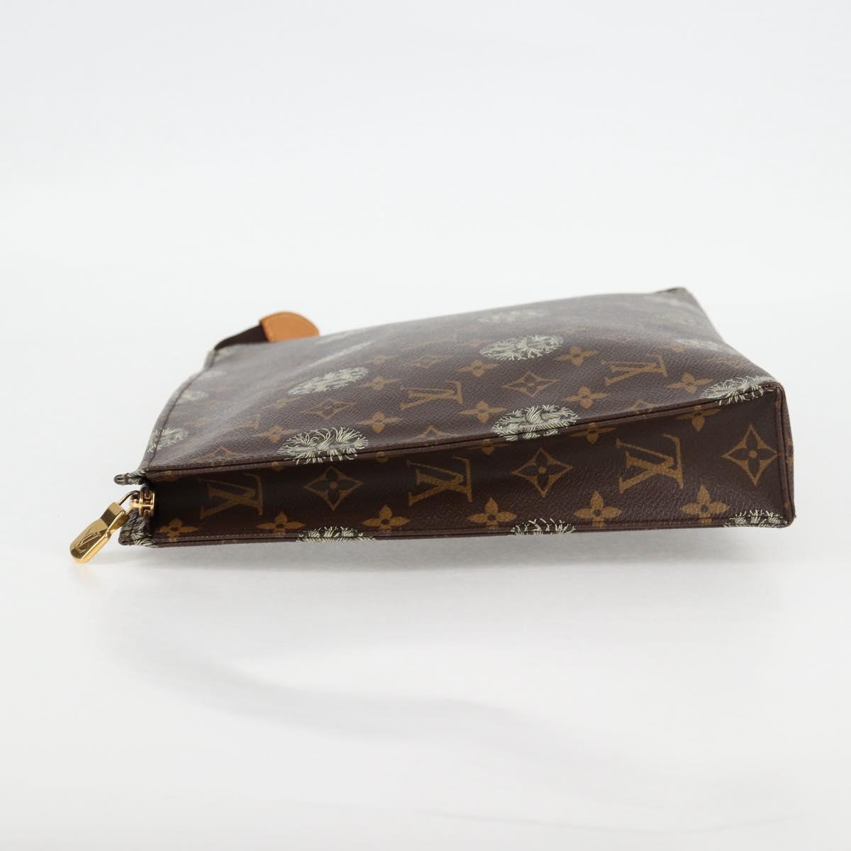 LOUIS VUITTON Monogram Pochette Voyage Clutch Bag M41513 LV Auth 131809V