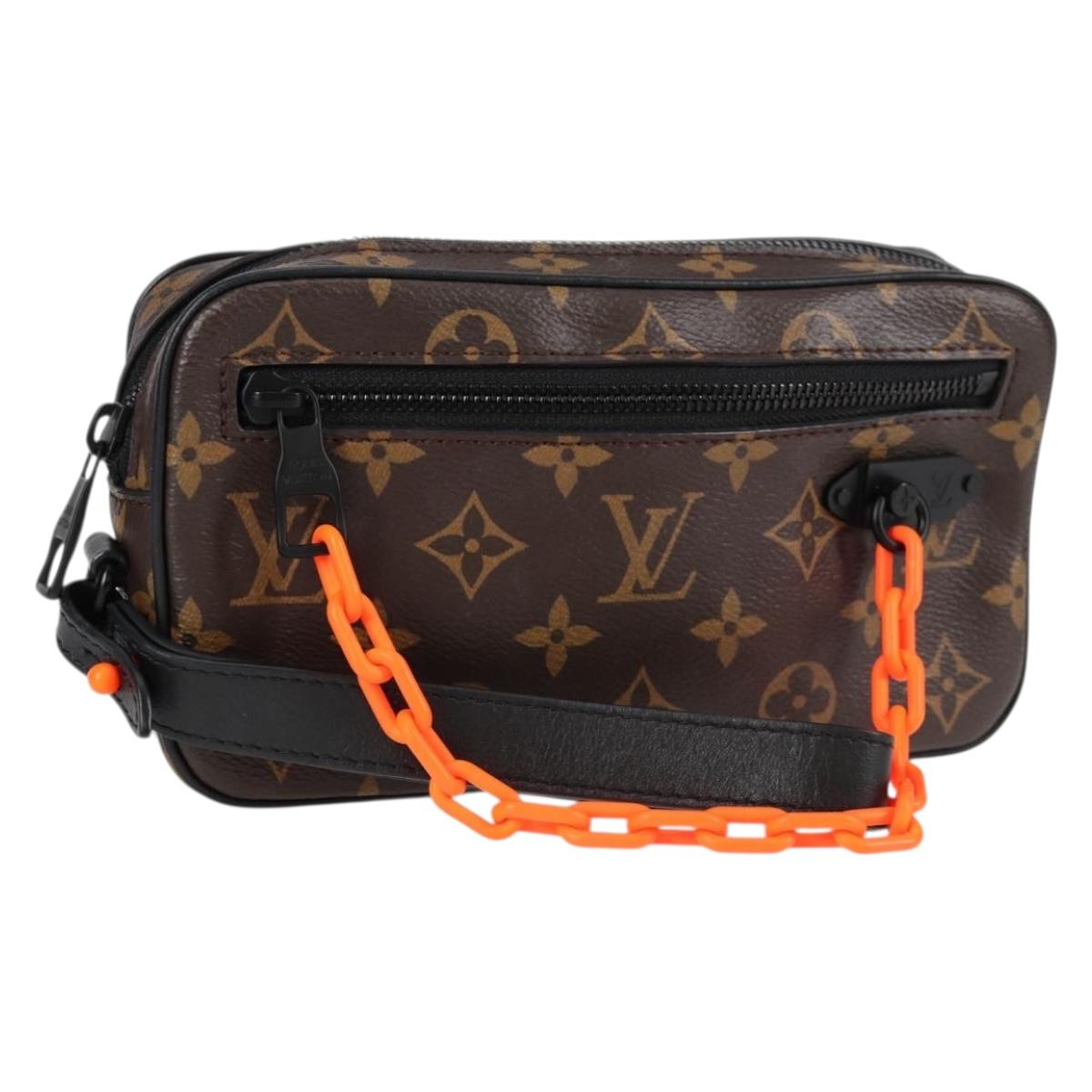LOUIS VUITTON Monogram Solar Powered Ray Pochette Volga Bag M44482 Auth 131810M