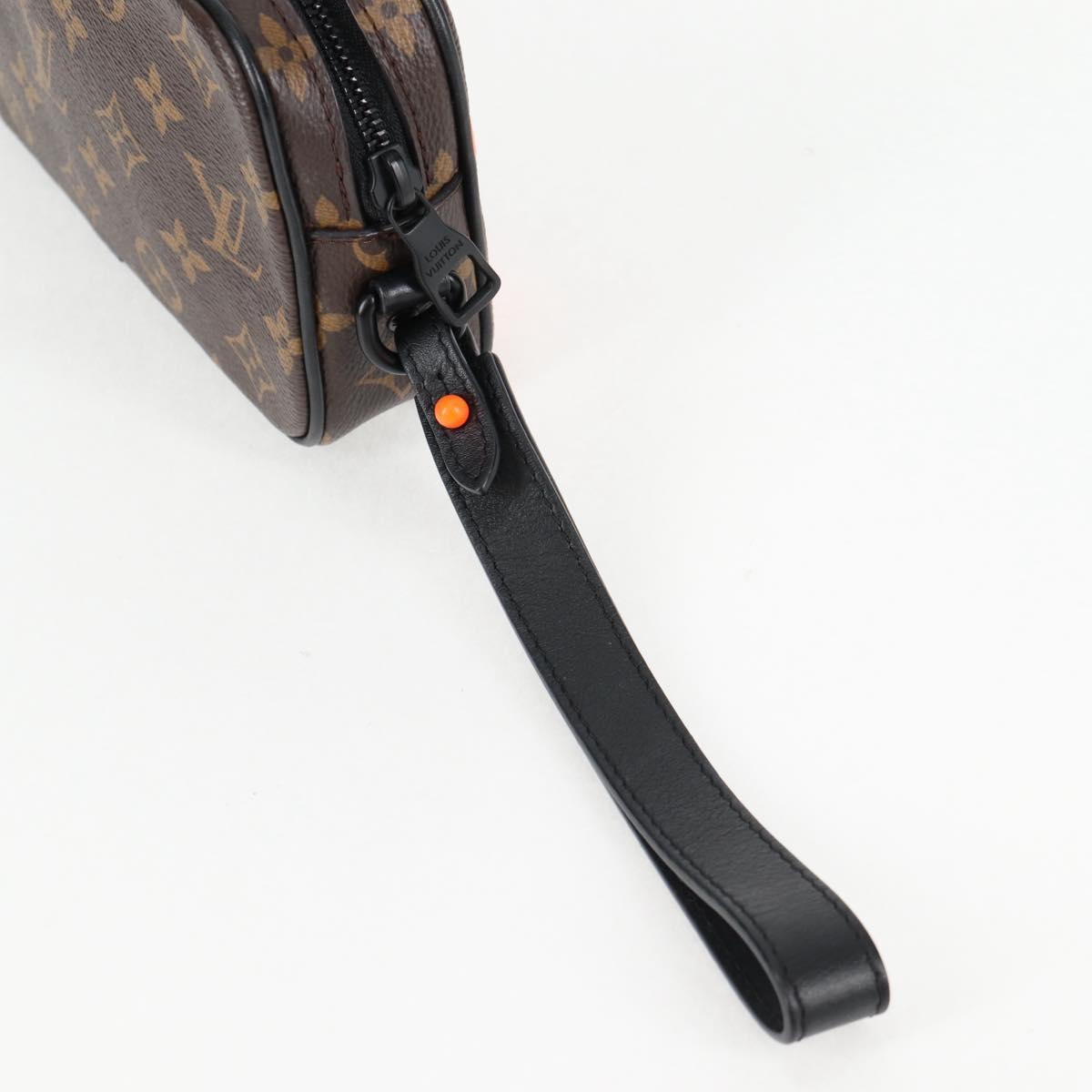 LOUIS VUITTON Monogram Solar Powered Ray Pochette Volga Bag M44482 Auth 131810M