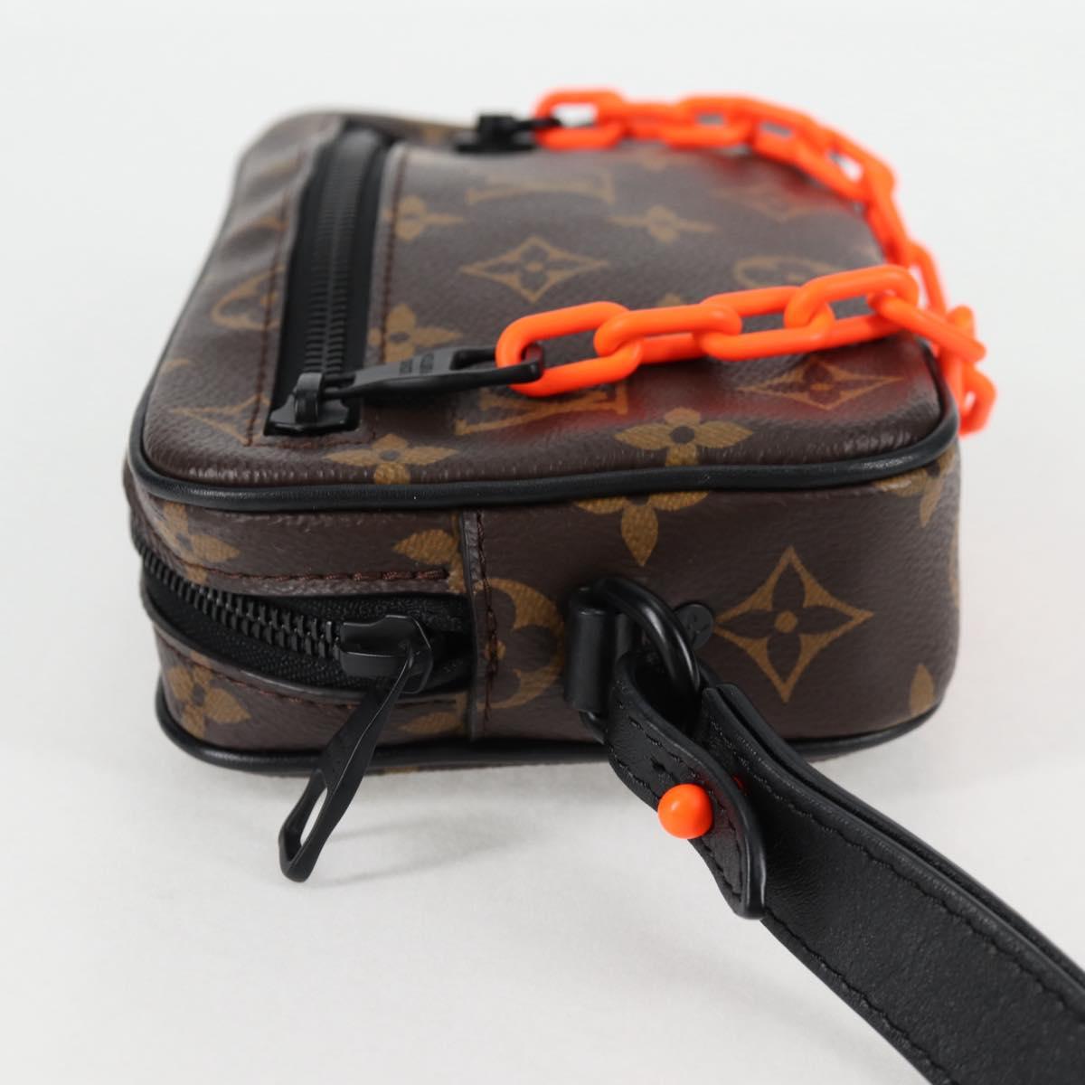 LOUIS VUITTON Monogram Solar Powered Ray Pochette Volga Bag M44482 Auth 131810M