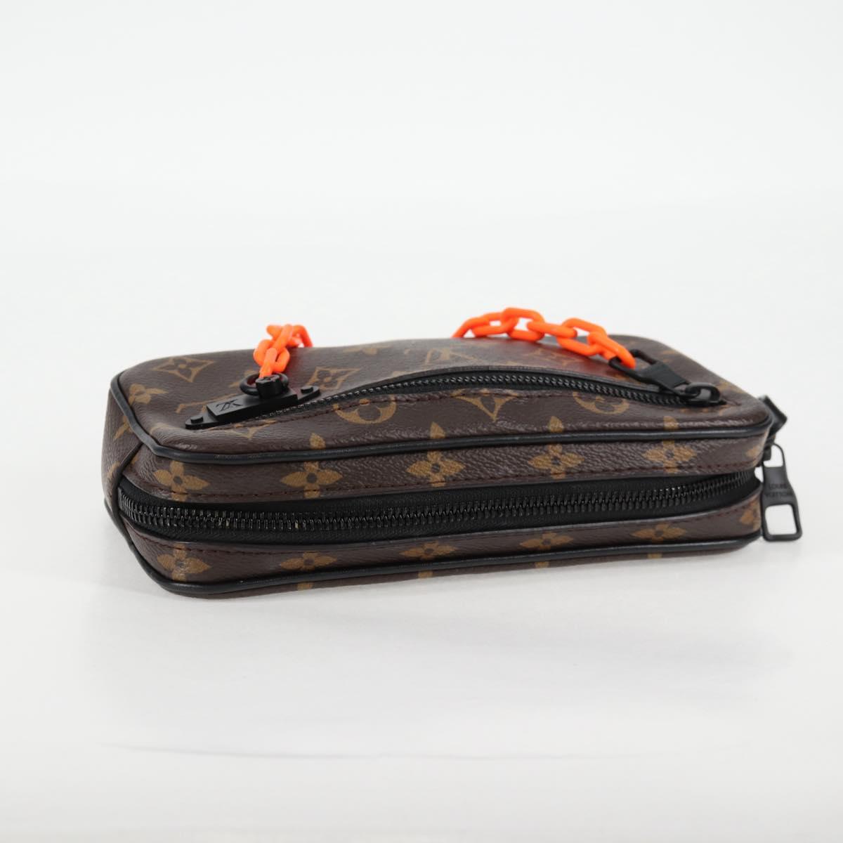 LOUIS VUITTON Monogram Solar Powered Ray Pochette Volga Bag M44482 Auth 131810M