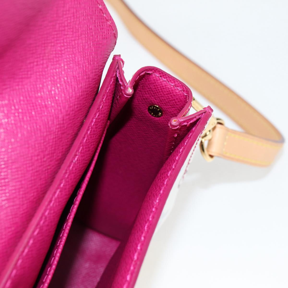 LOUIS VUITTON Monogram Multicolor Heart Breaker Bag White M40660 Auth 131824SV