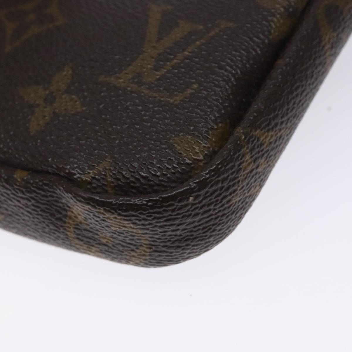 LOUIS VUITTON Monogram Label Collection Trousse Cre Pouch M63800 LV Auth 131828