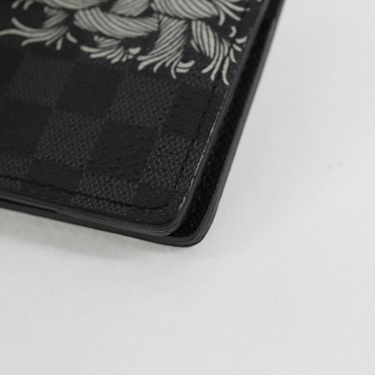 LOUIS VUITTON Damier Graphite Organizer De Poch Card Case N61213 LV Auth 131836M