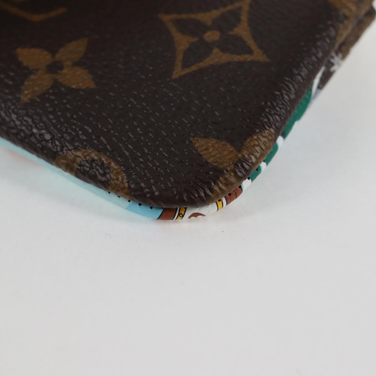 LOUIS VUITTON Vivienne Ice Skating Pochette Cles Coin Purse M82620 Auth 131842M