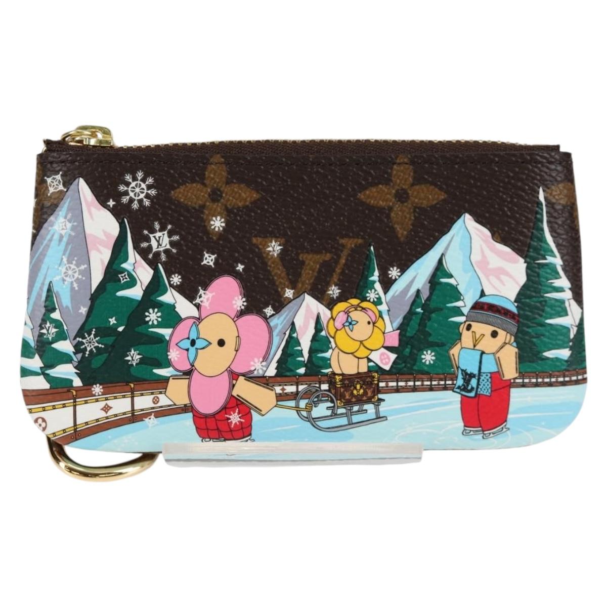 LOUIS VUITTON Vivienne Ice Skating Pochette Cles Coin Purse M82620 Auth 131842M
