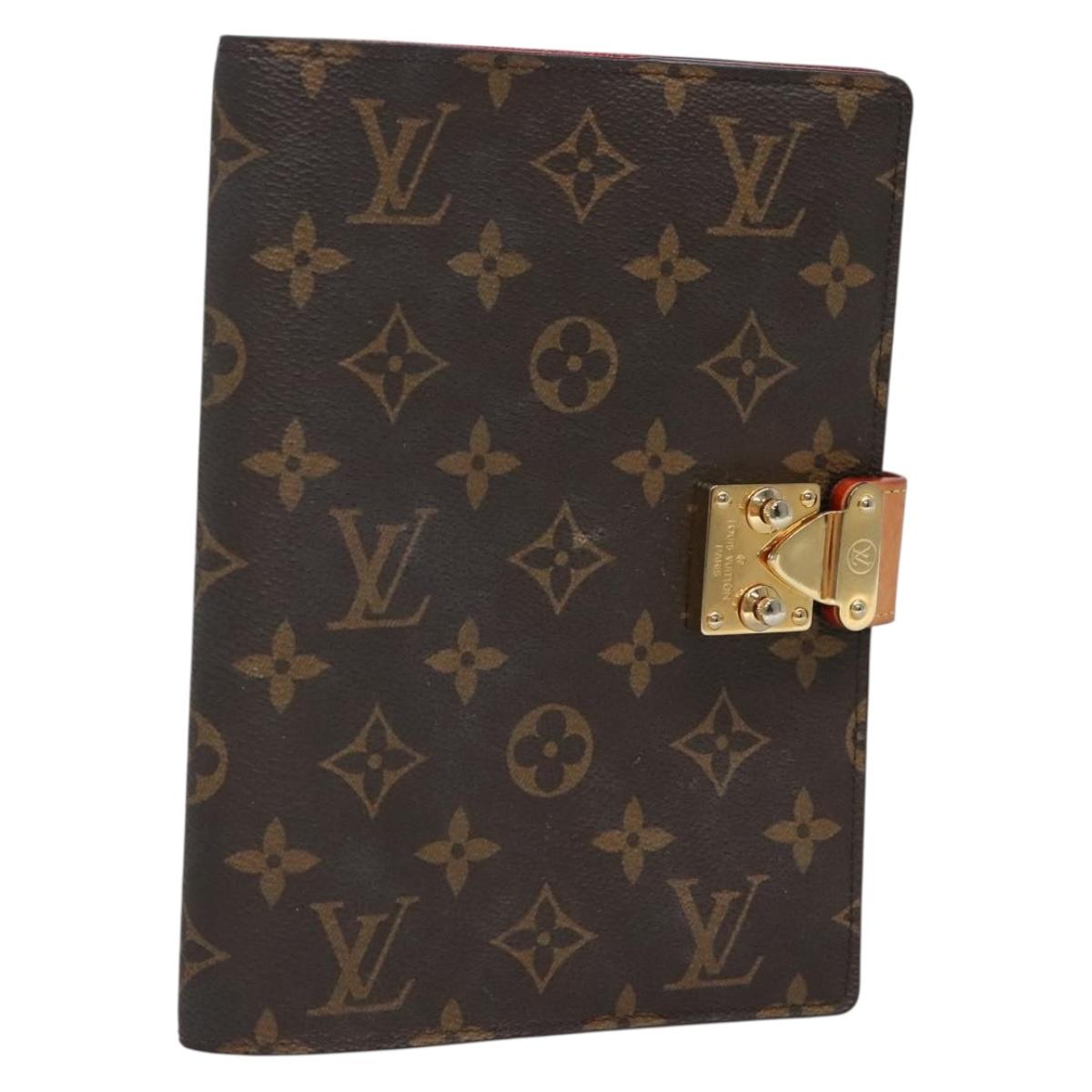 LOUIS VUITTON Monogram Quverture Carnepole Day Planner Cover GI0238 Auth 131868
