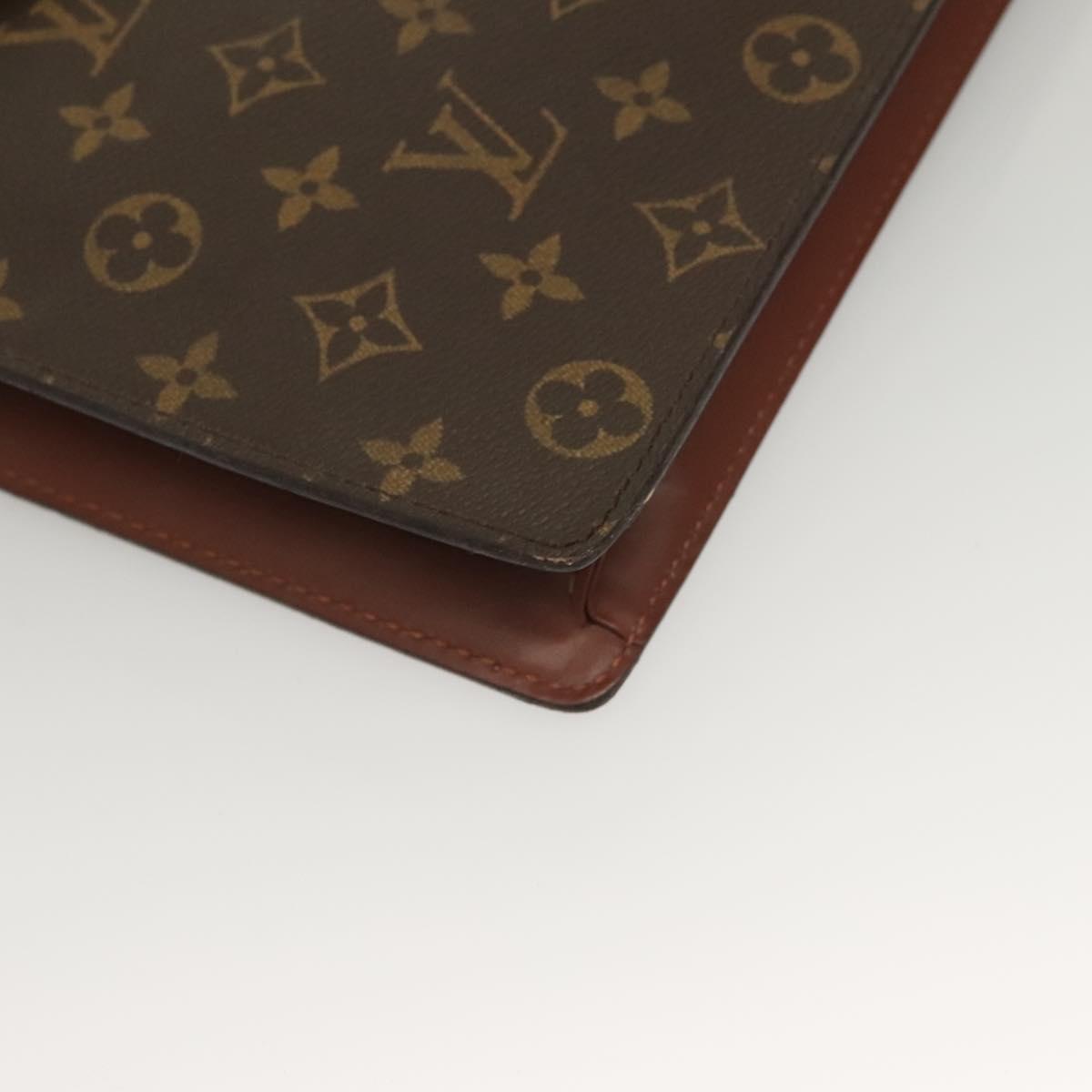 LOUIS VUITTON Monogram Porte Documents Bandouliere Bag M53338 LV Auth 131892A