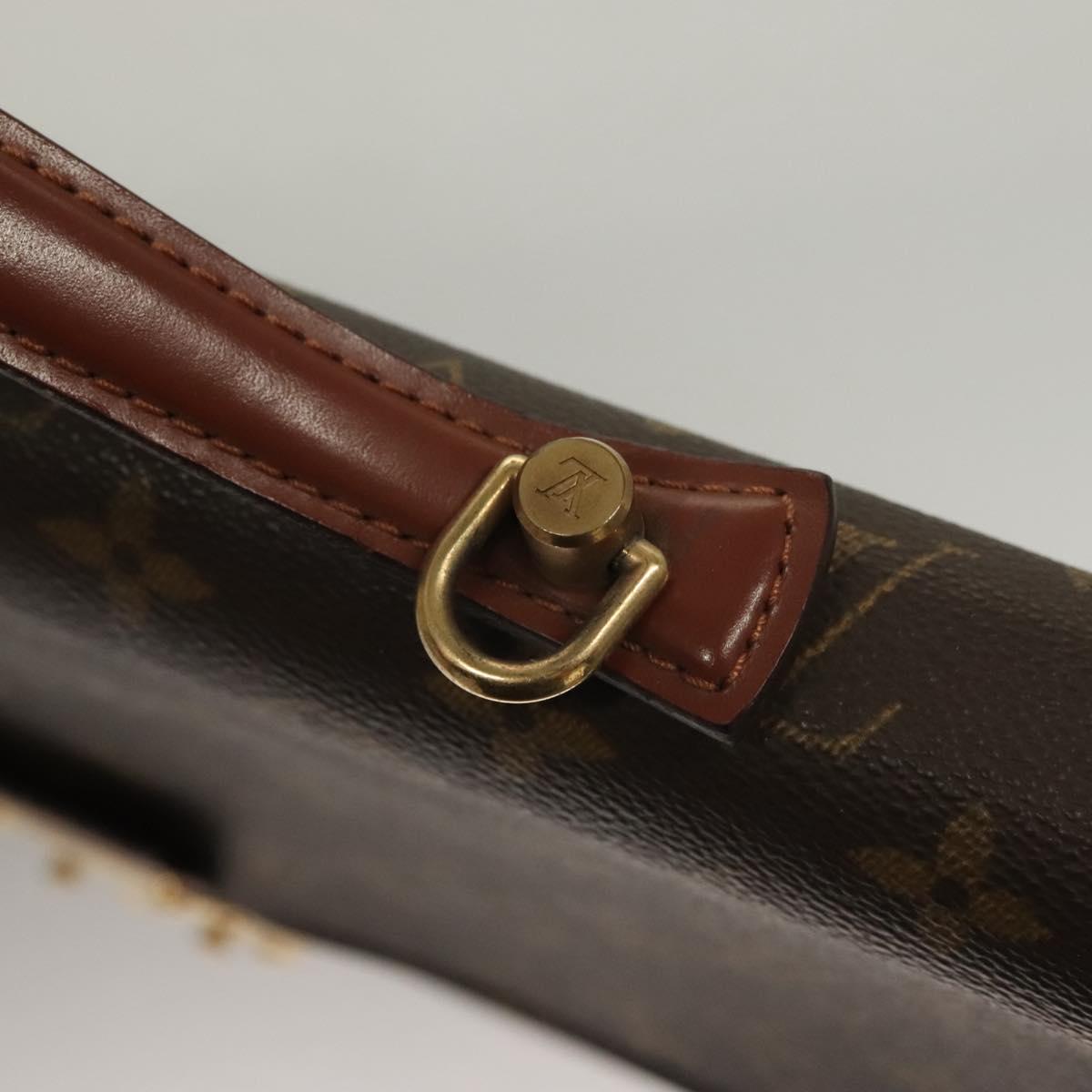 LOUIS VUITTON Monogram Porte Documents Bandouliere Bag M53338 LV Auth 131892A