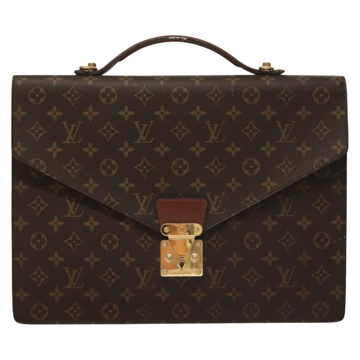 LOUIS VUITTON Monogram Porte Documents Bandouliere Bag M53338 LV Auth 131892A