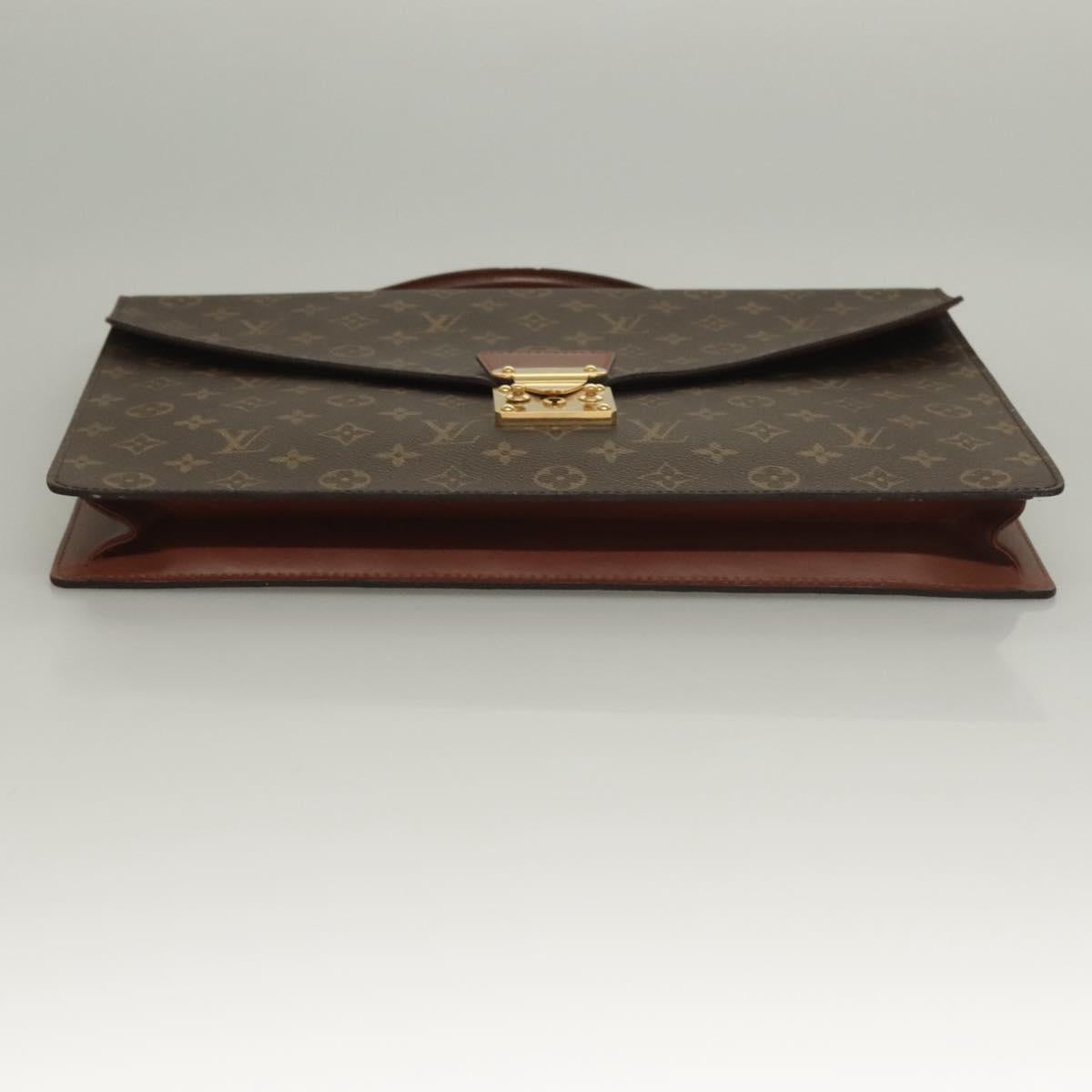 LOUIS VUITTON Monogram Porte Documents Bandouliere Bag M53338 LV Auth 131892A