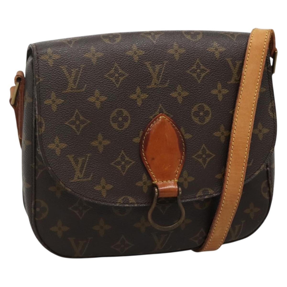 LOUIS VUITTON Monogram Saint Cloud GM Shoulder Bag M51242 LV Auth 131893