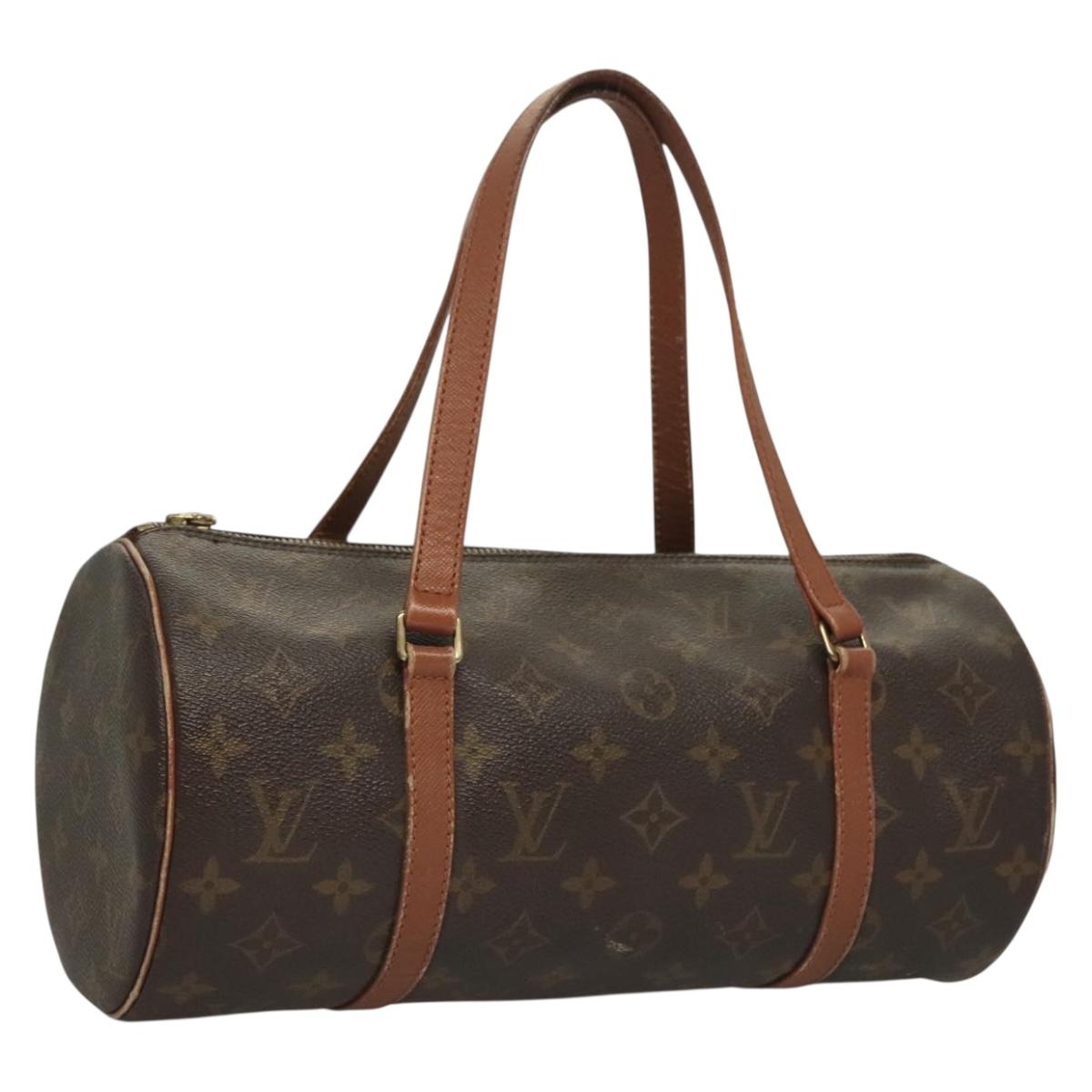 LOUIS VUITTON Monogram Papillon 30 Hand Bag M51385 LV Auth 131935