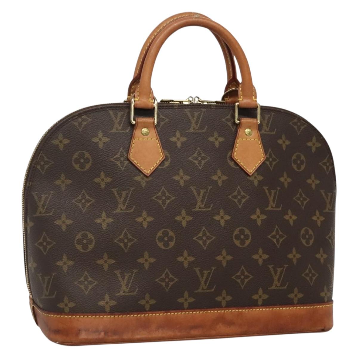 LOUIS VUITTON Monogram Alma Hand Bag M51130 LV Auth 131969