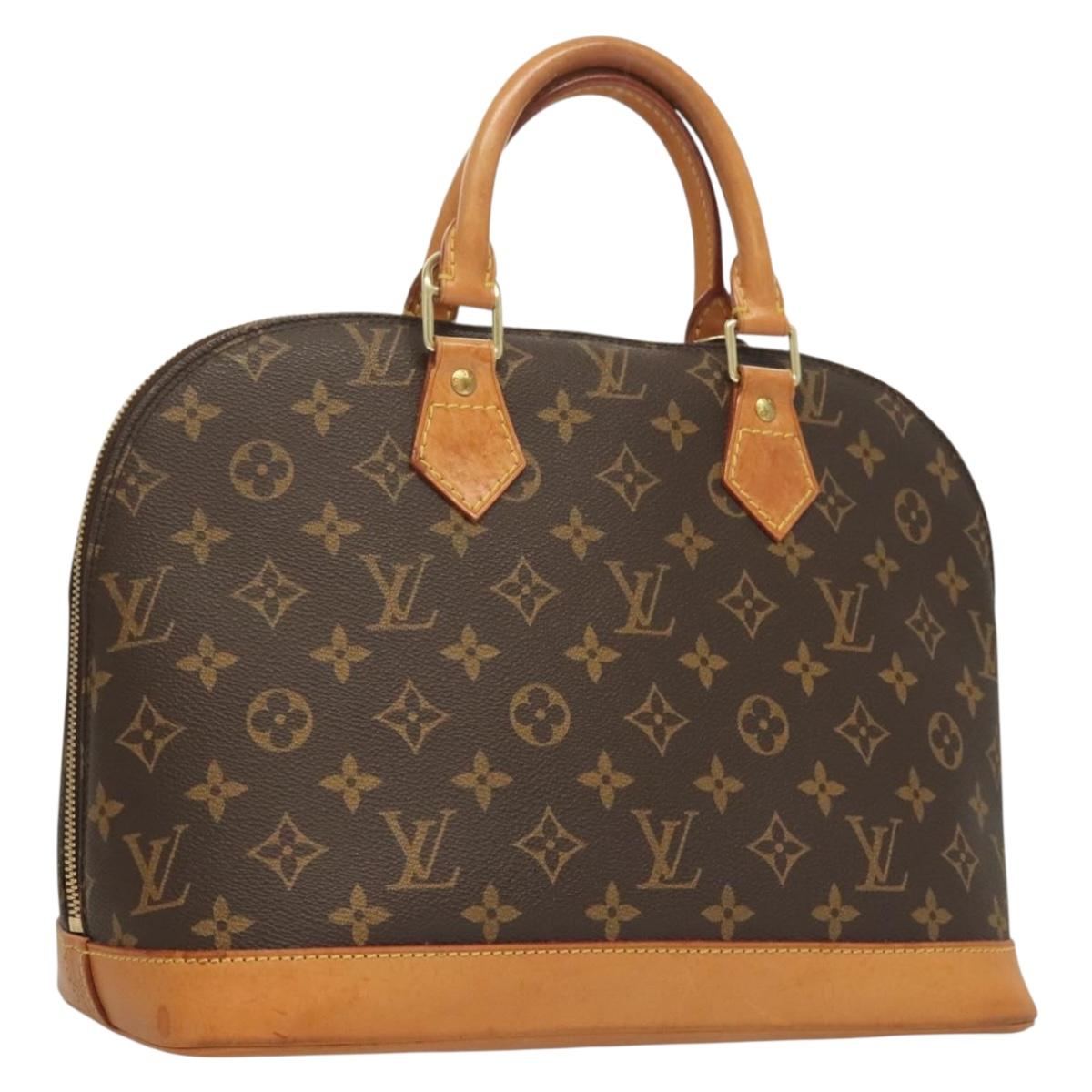 LOUIS VUITTON Monogram Alma Hand Bag M51130 LV Auth 131974