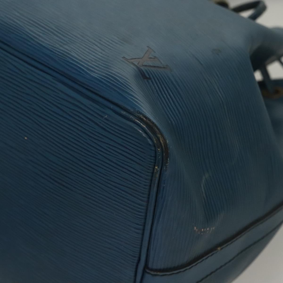 LOUIS VUITTON Epi Petit Noe Shoulder Bag Blue M44105 LV Auth 132004