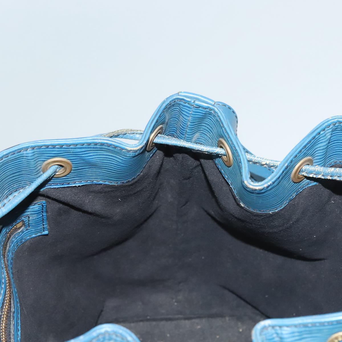 LOUIS VUITTON Epi Petit Noe Shoulder Bag Blue M44105 LV Auth 132004