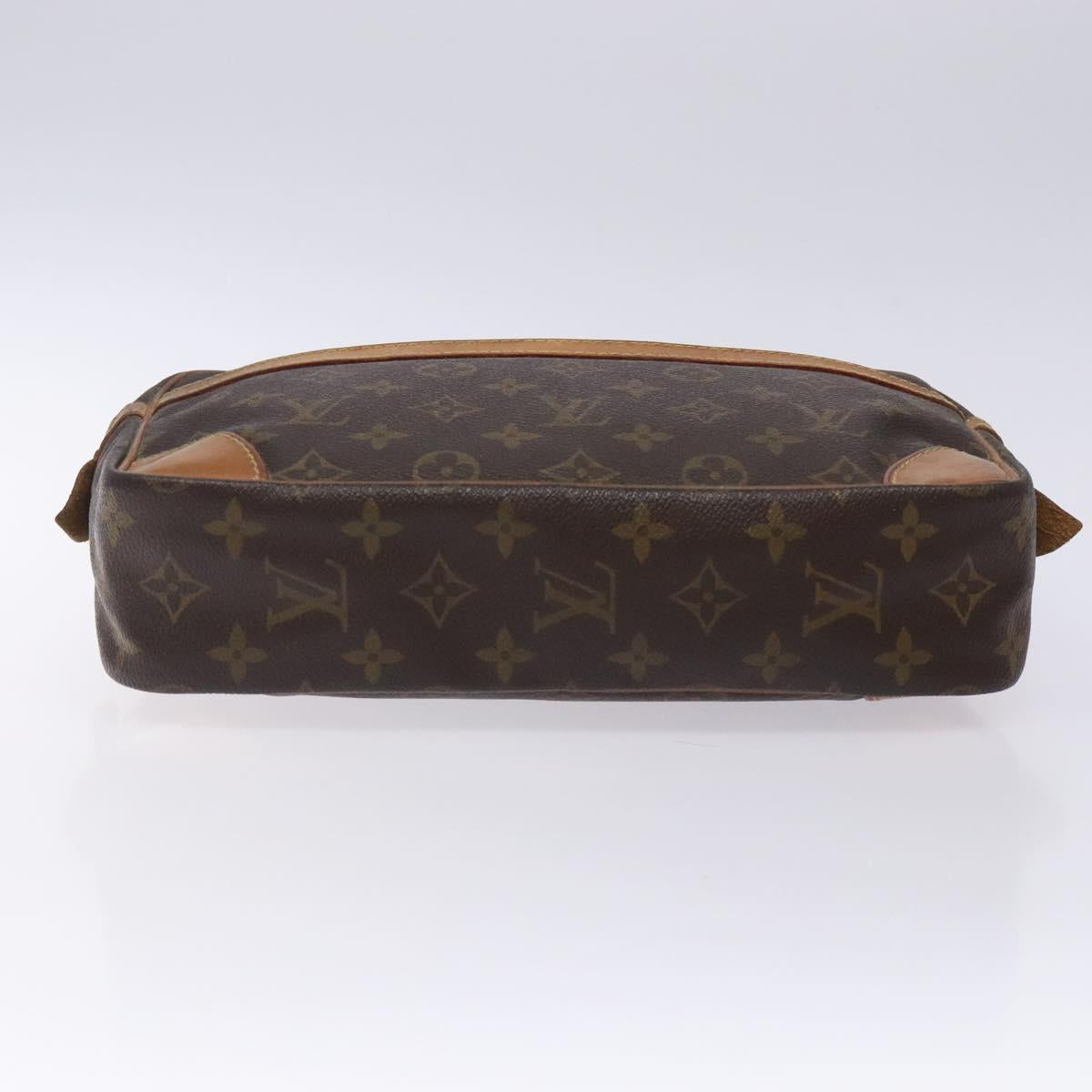 LOUIS VUITTON Monogram Compiegne 28 Clutch Bag M51845 LV Auth 132051