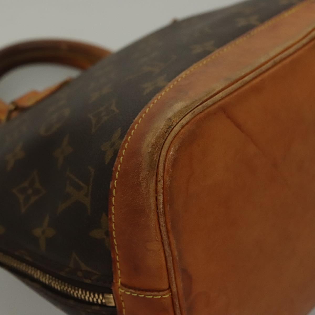 LOUIS VUITTON Monogram Alma Hand Bag M51130 LV Auth 132052