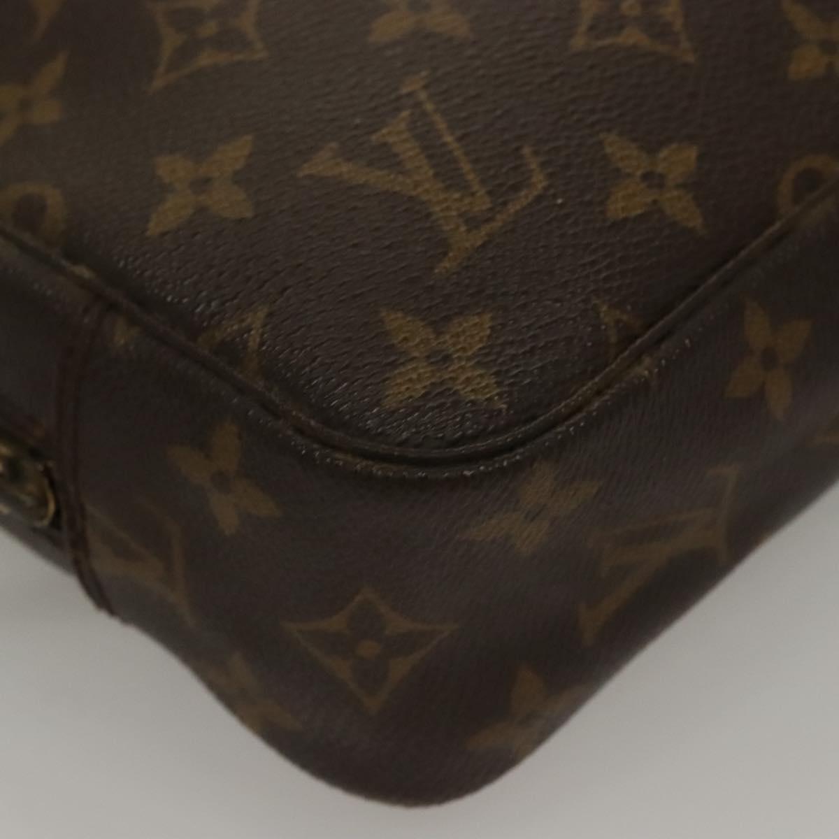 LOUIS VUITTON Monogram Trousse Toilette 23 Clutch Bag M47524 LV Auth 132054