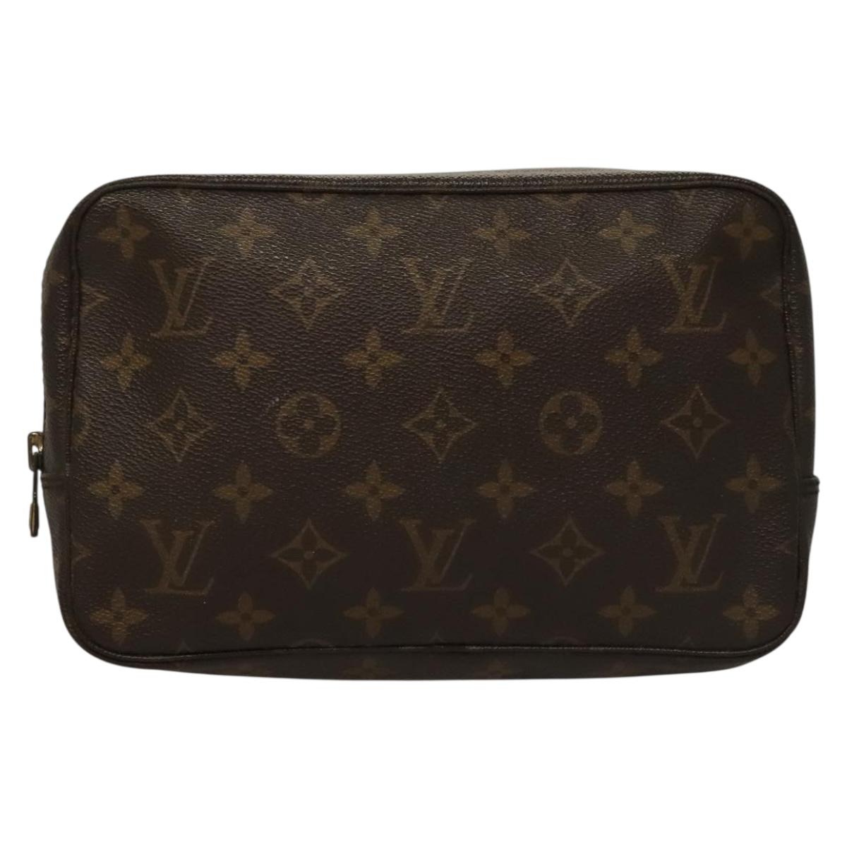 LOUIS VUITTON Monogram Trousse Toilette 23 Clutch Bag M47524 LV Auth 132054