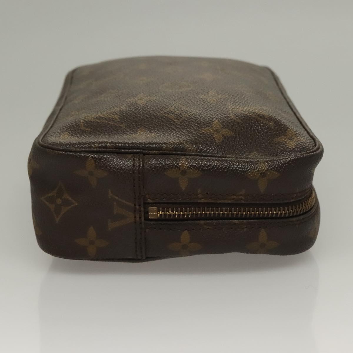 LOUIS VUITTON Monogram Trousse Toilette 23 Clutch Bag M47524 LV Auth 132054