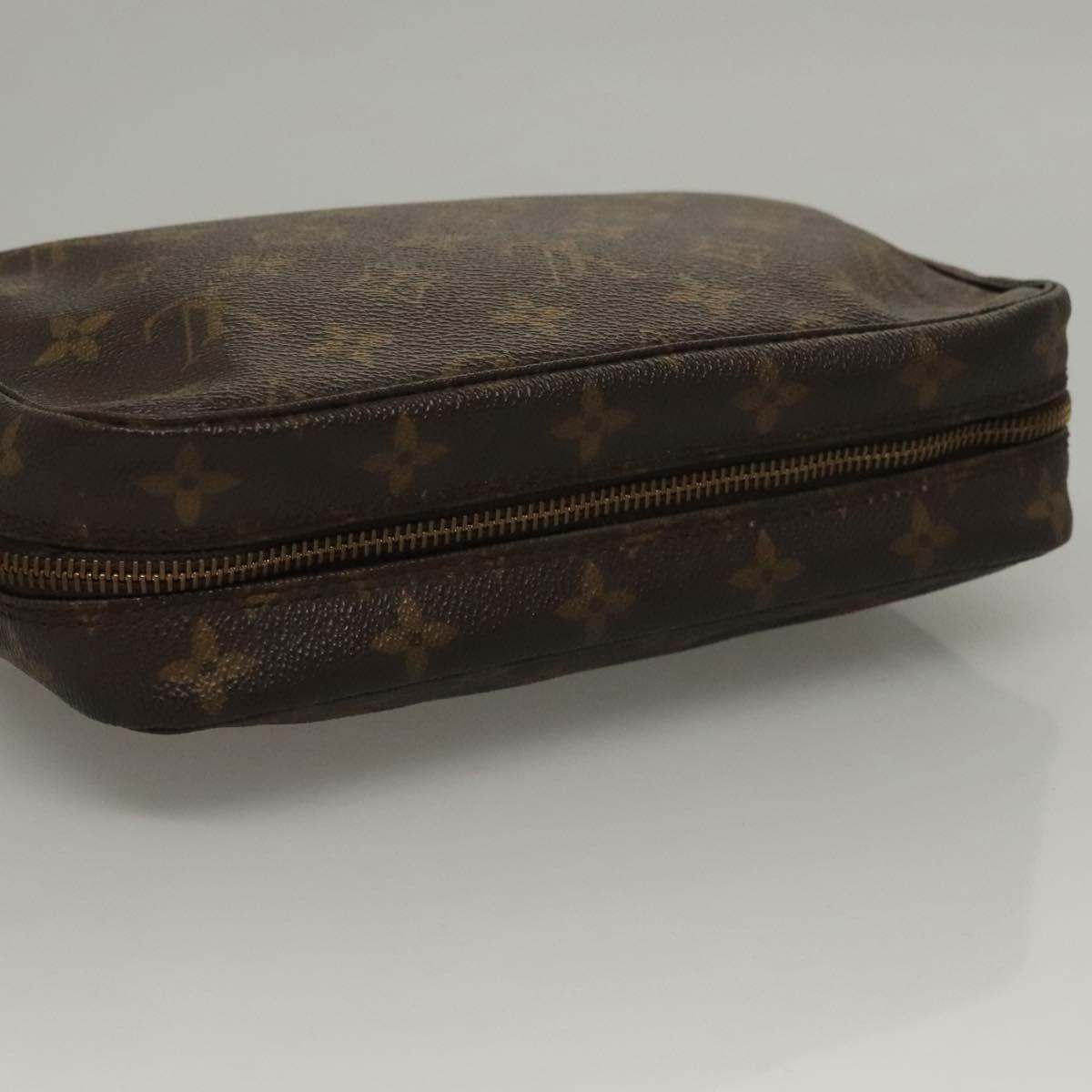 LOUIS VUITTON Monogram Trousse Toilette 23 Clutch Bag M47524 LV Auth 132054