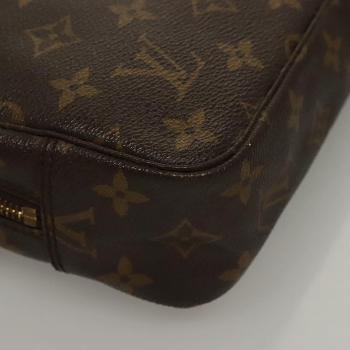 LOUIS VUITTON Monogram Trousse Toilette 23 Clutch Bag M47524 LV Auth 132054
