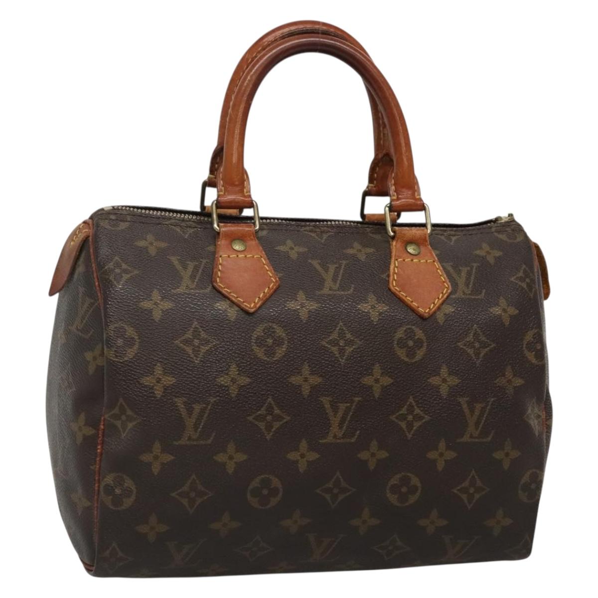 LOUIS VUITTON Monogram Speedy 25 Hand Bag M41528 LV Auth 132088