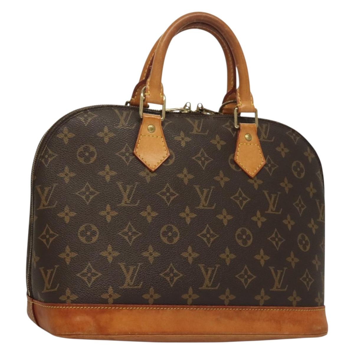 LOUIS VUITTON Monogram Alma Hand Bag M51130 LV Auth 132093