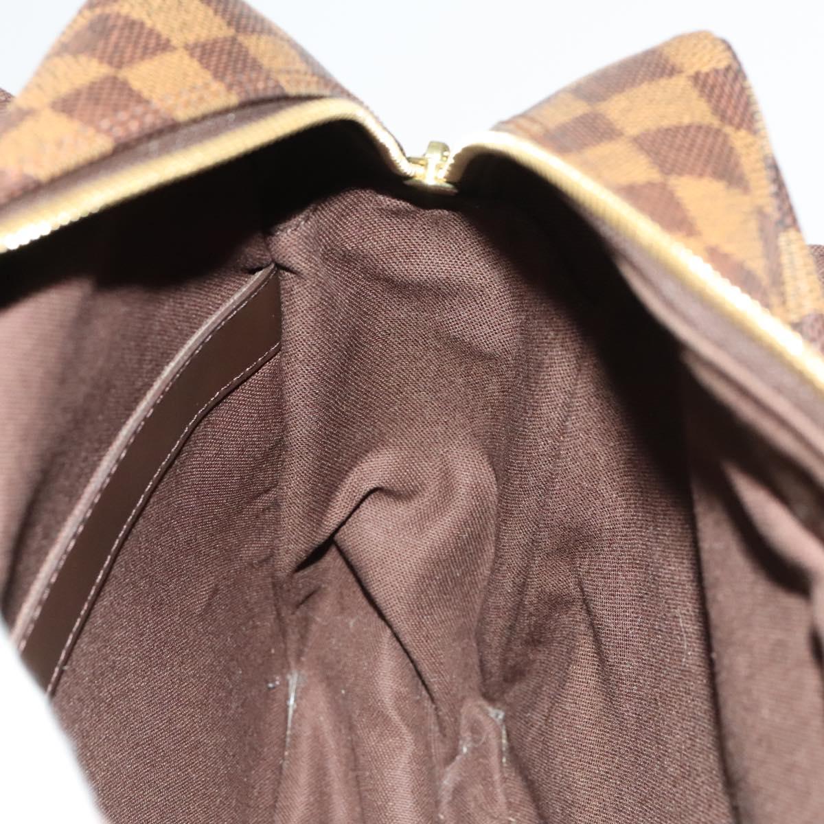 LOUIS VUITTON Damier Ebene Naviglio Shoulder Bag N45255 LV Auth 132103