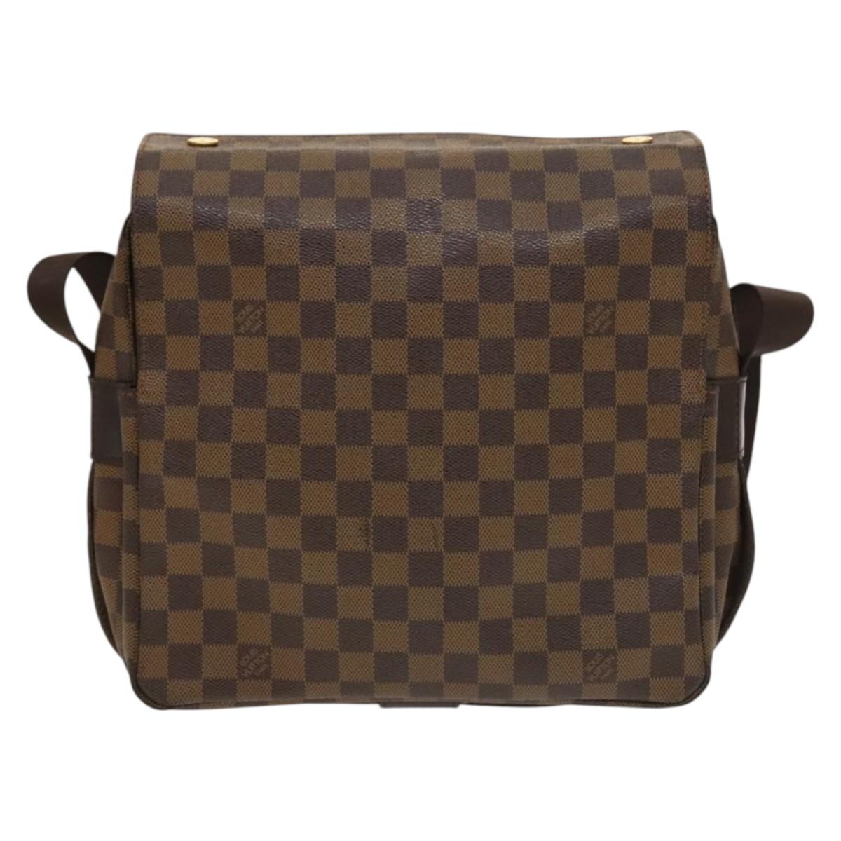LOUIS VUITTON Damier Ebene Naviglio Shoulder Bag N45255 LV Auth 132103