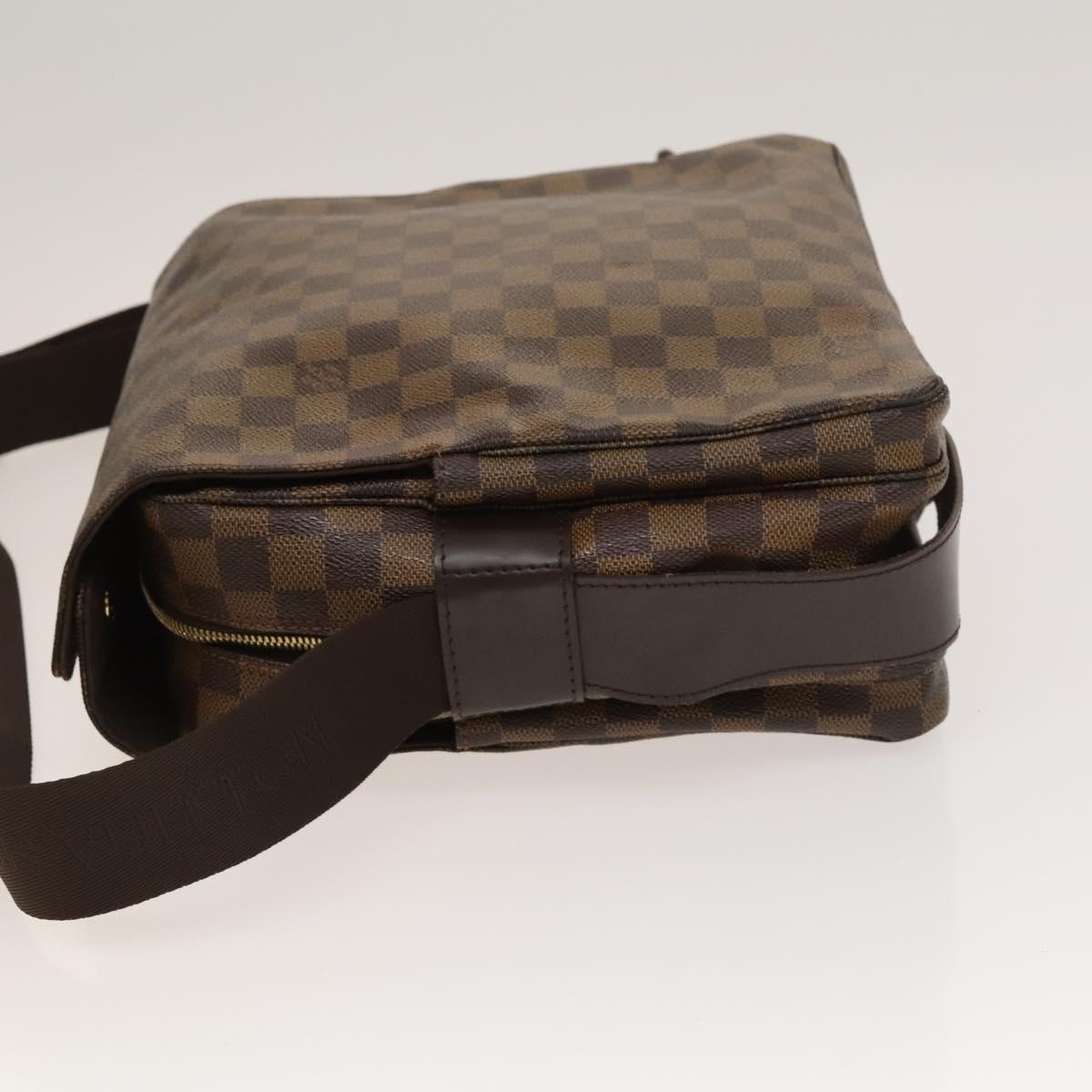 LOUIS VUITTON Damier Ebene Naviglio Shoulder Bag N45255 LV Auth 132103