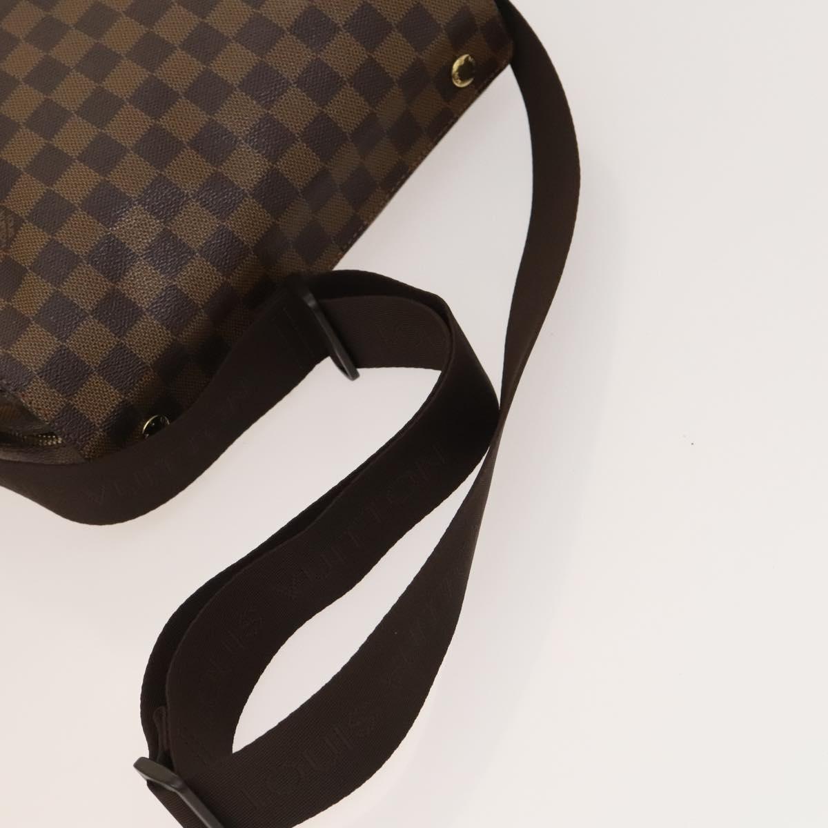 LOUIS VUITTON Damier Ebene Naviglio Shoulder Bag N45255 LV Auth 132103