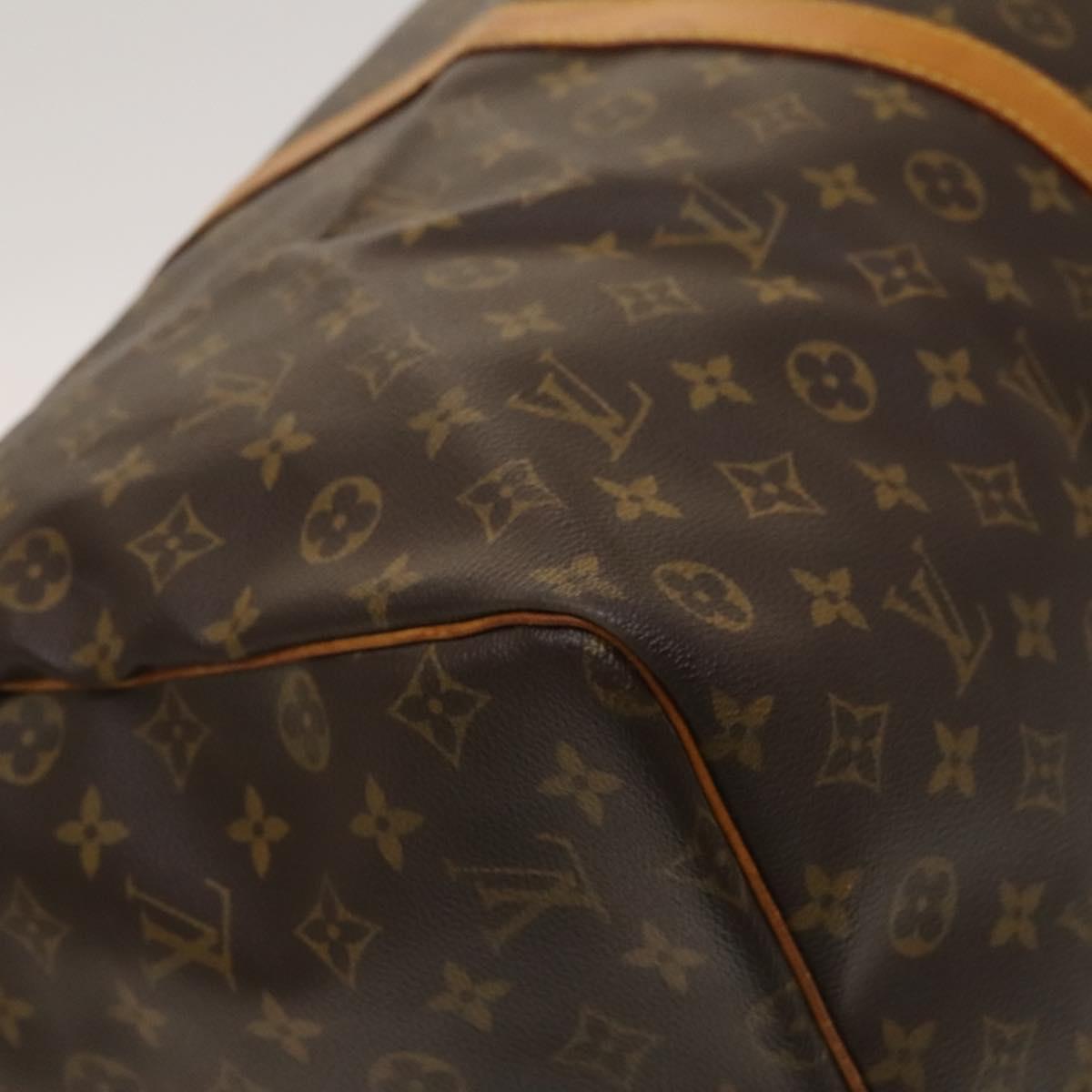 LOUIS VUITTON Monogram Keepall Bandouliere 60 Boston Bag M41412 LV Auth 132143