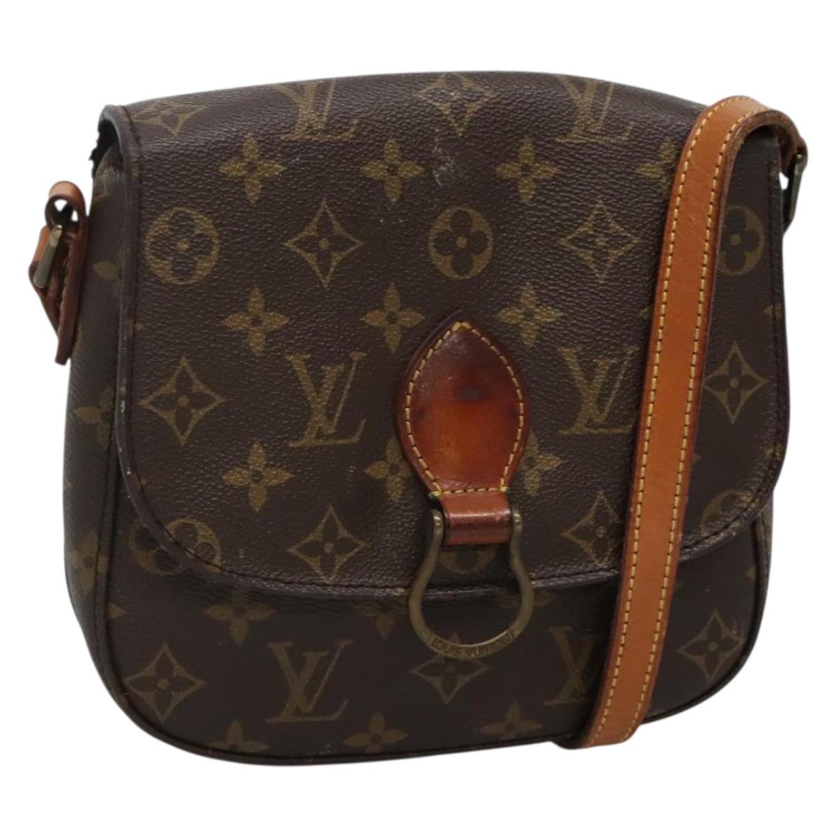 LOUIS VUITTON Monogram Saint Cloud MM Shoulder Bag M51243 LV Auth 132152