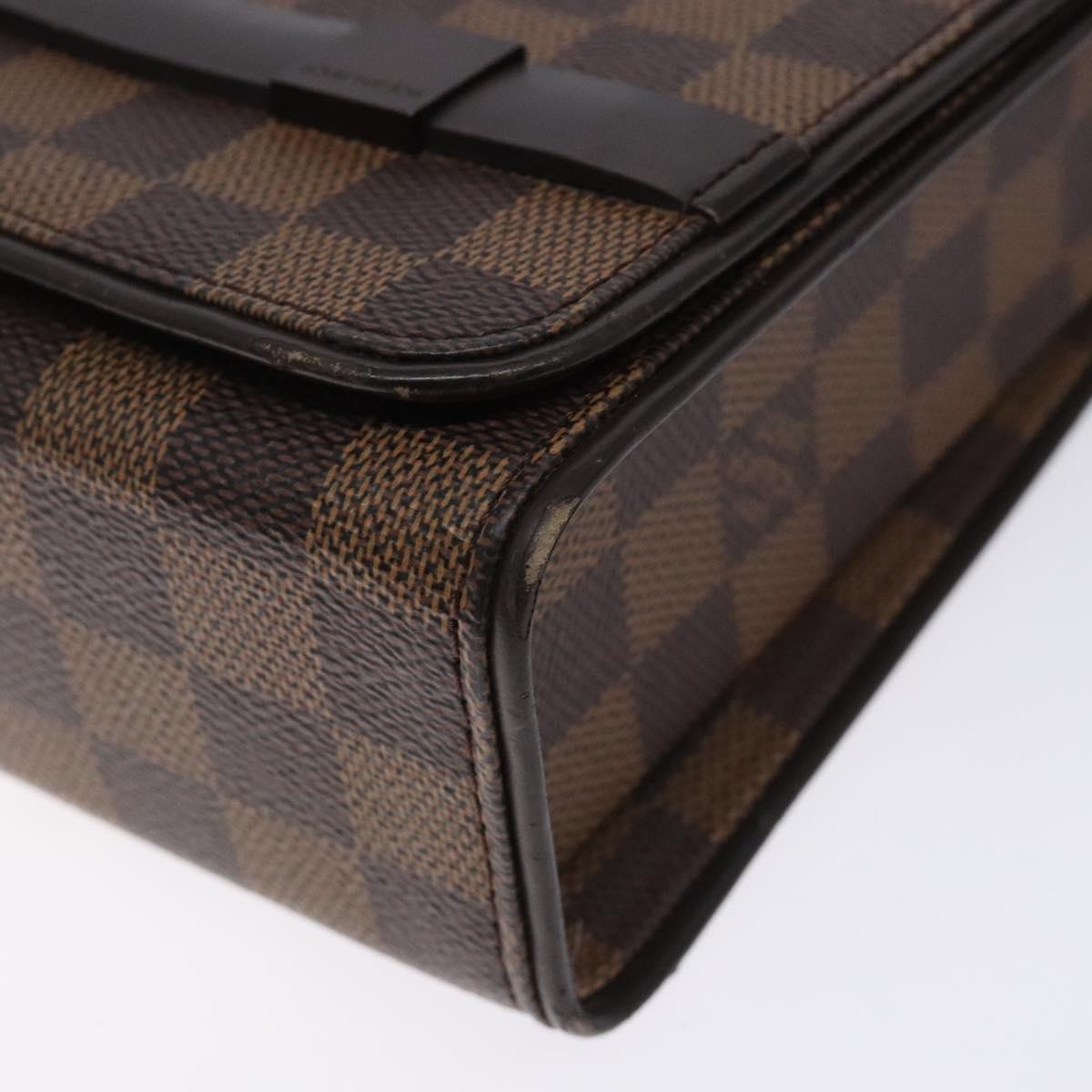 LOUIS VUITTON Damier Ebene Tribeca Mini Shoulder Bag N51162 LV Auth 132175