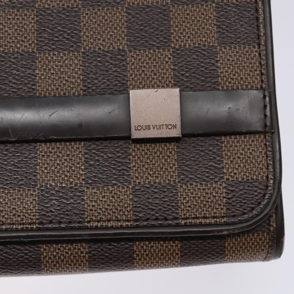 LOUIS VUITTON Damier Ebene Tribeca Mini Shoulder Bag N51162 LV Auth 132175