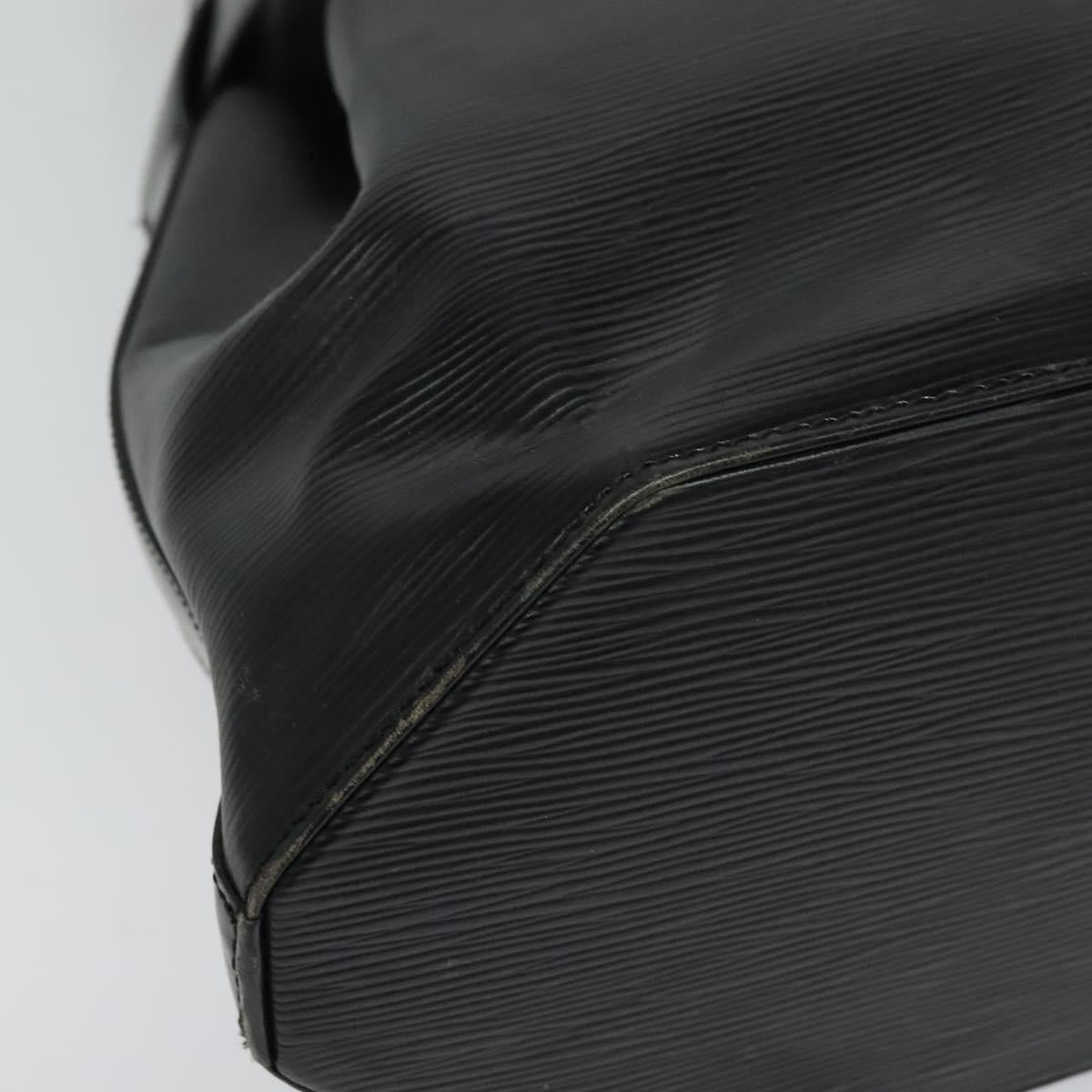 LOUIS VUITTON Epi Sac Depaule GM Shoulder Bag Black M80155 LV Auth 132229