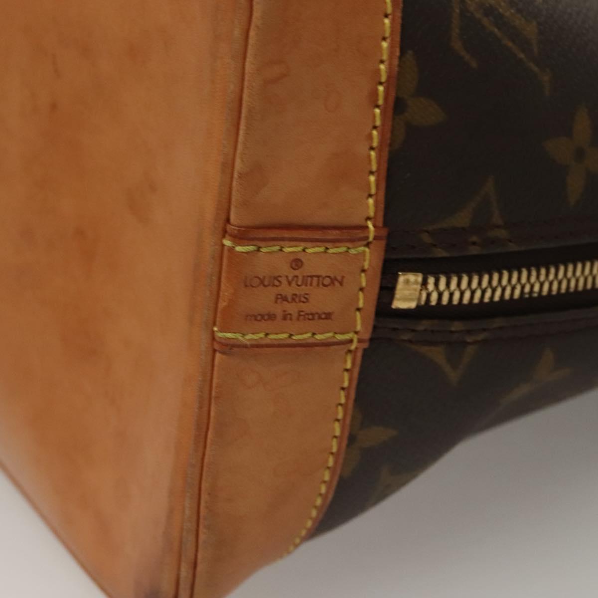LOUIS VUITTON Monogram Alma Hand Bag M51130 LV Auth 132236