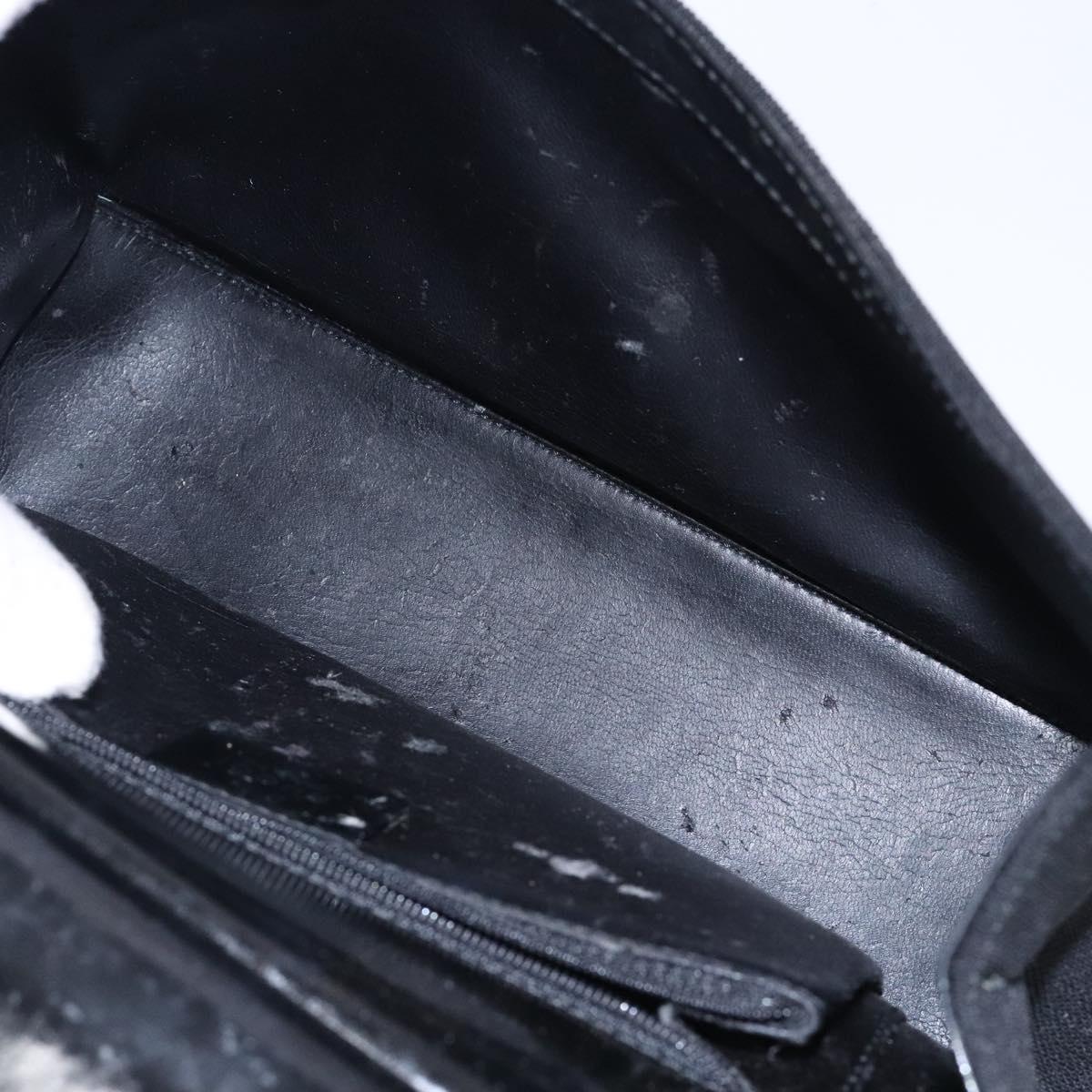 GUCCI Shoulder Bag Nylon Black Auth 132240