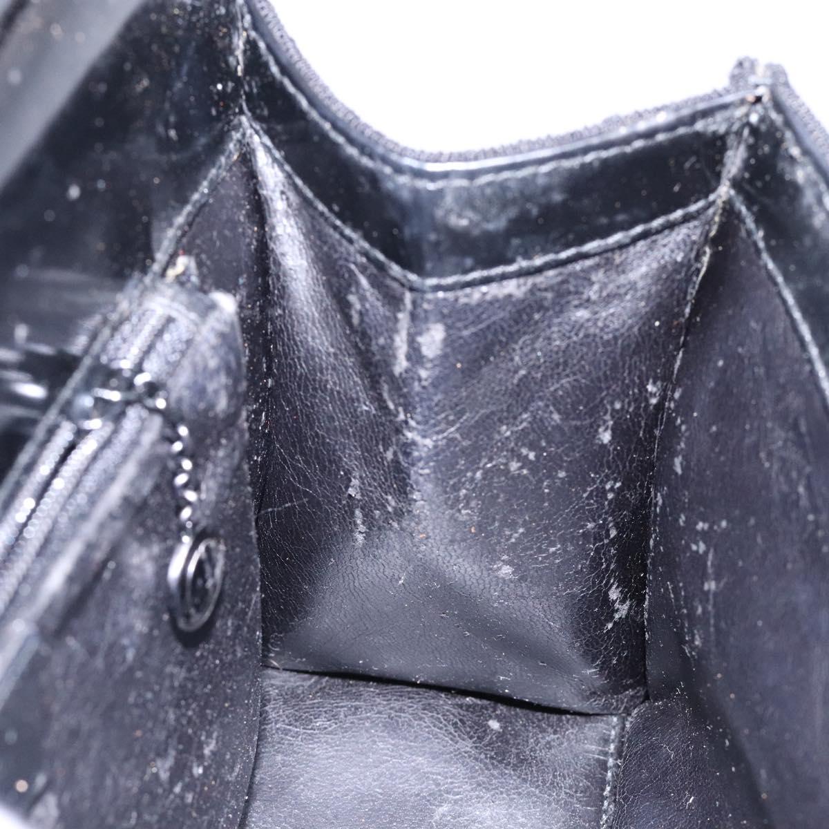 GUCCI Shoulder Bag Nylon Black Auth 132240