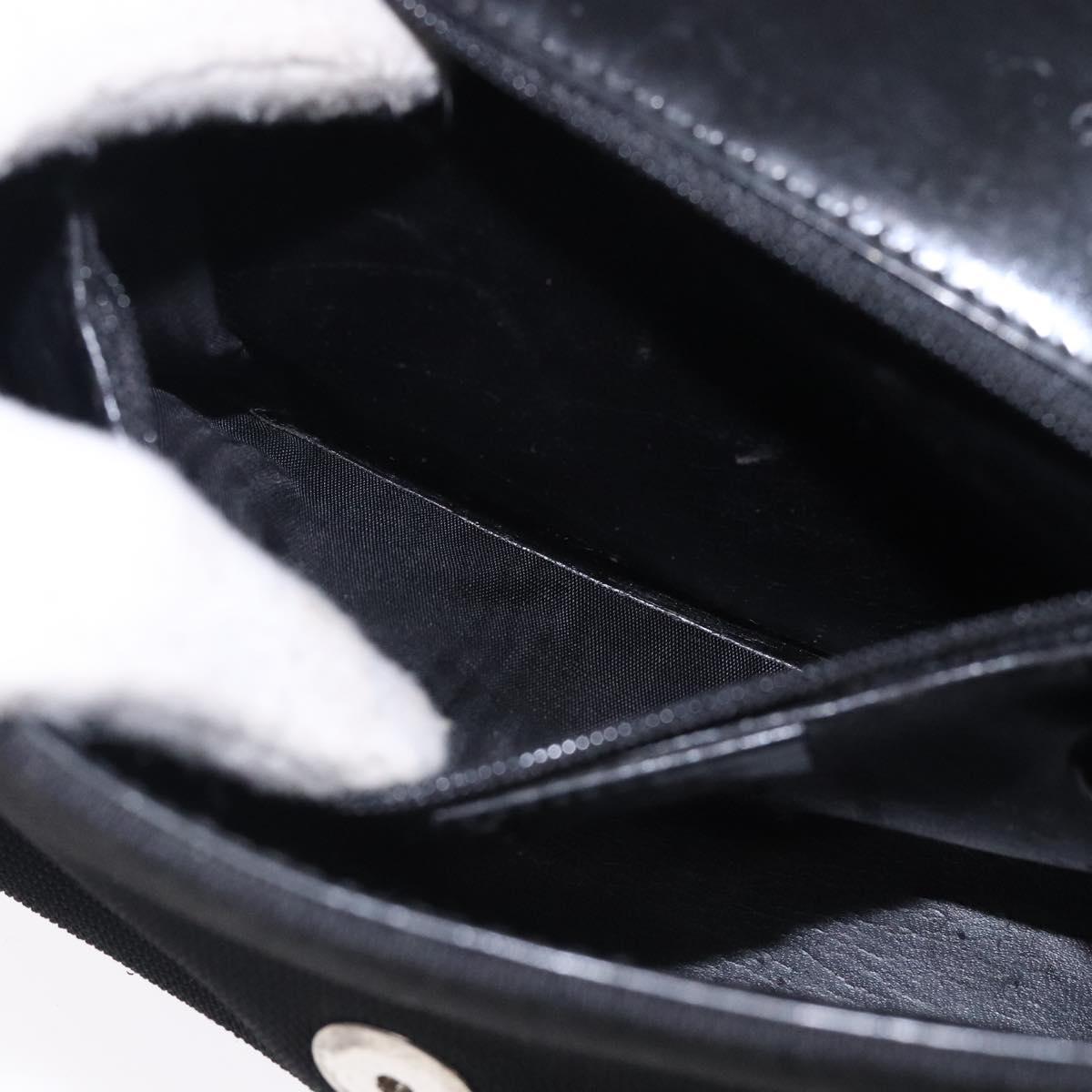 GUCCI Shoulder Bag Nylon Black Auth 132240