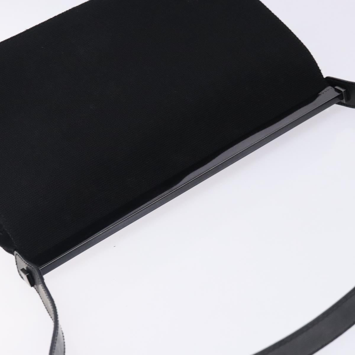 GUCCI Shoulder Bag Nylon Black Auth 132240