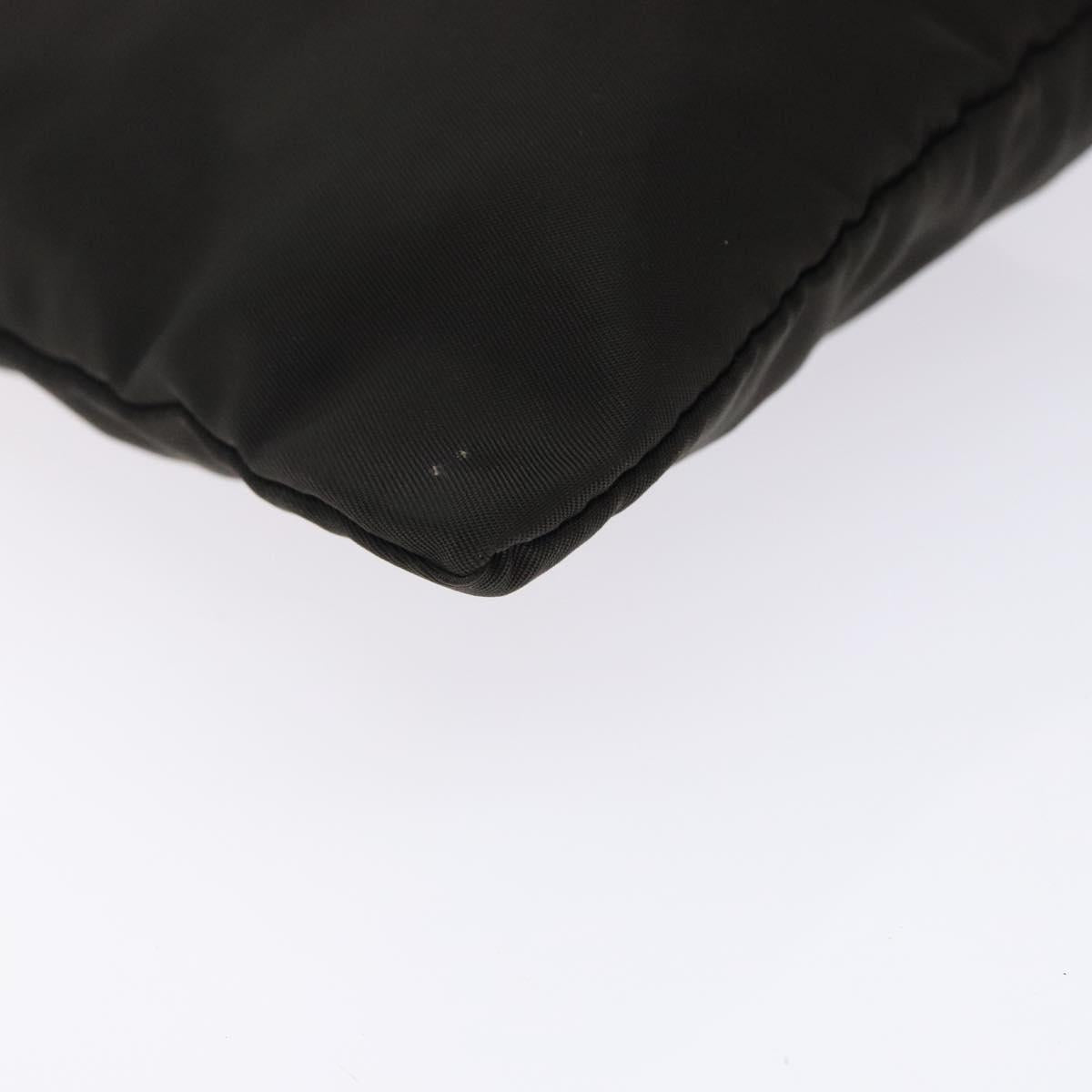 PRADA Shoulder Bag Nylon Khaki Auth 132244