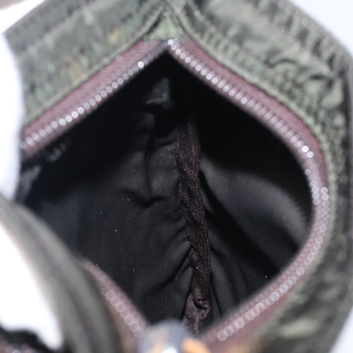 PRADA Shoulder Bag Nylon Khaki Auth 132244