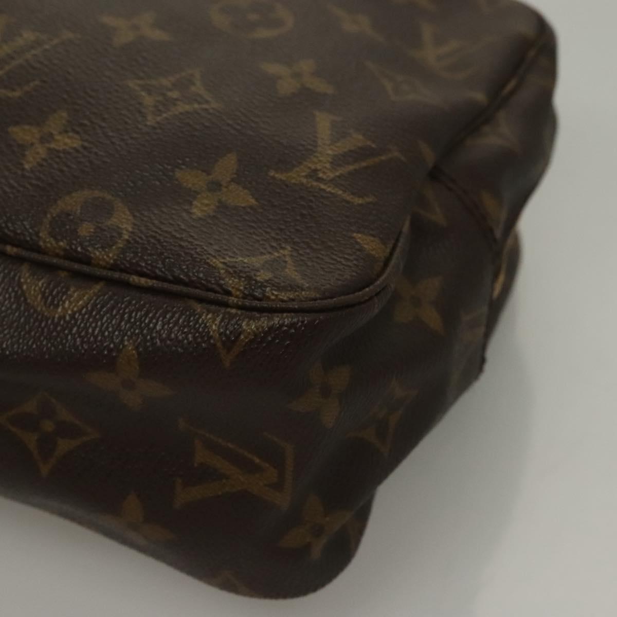 LOUIS VUITTON Monogram Trousse Toilette 28 Clutch Bag M47522 LV Auth 132251